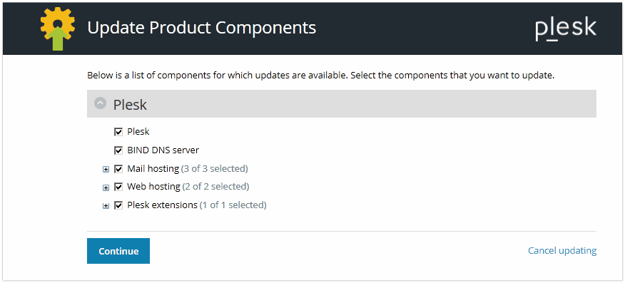 Plesk Updates | Plesk Onyx documentation