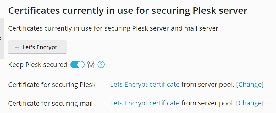 image certificates in use
