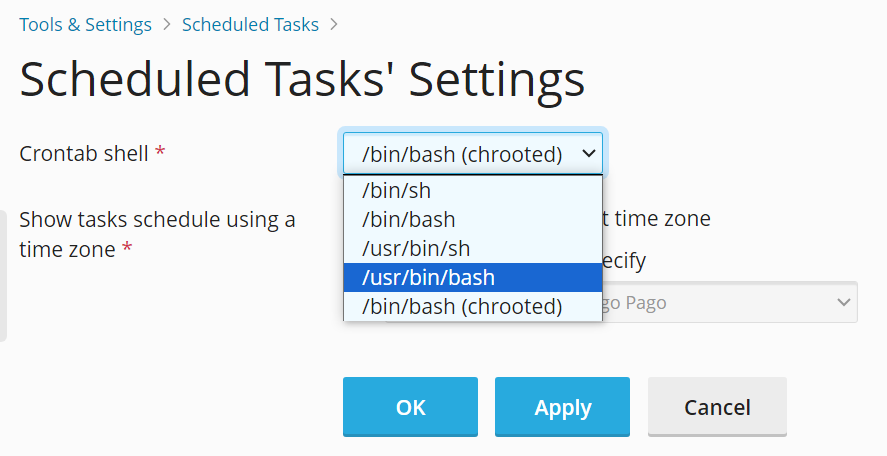 image select shell