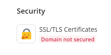 image domain not secured
