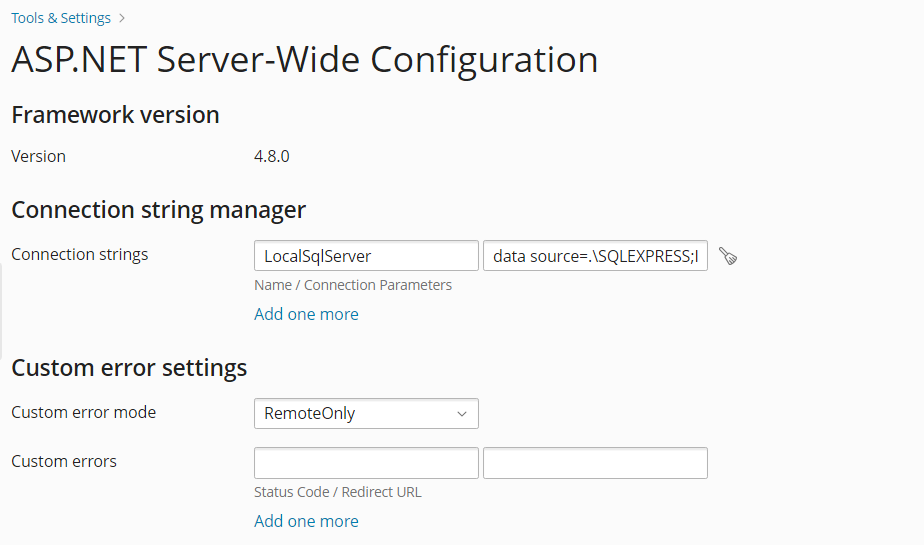 image asp net settings