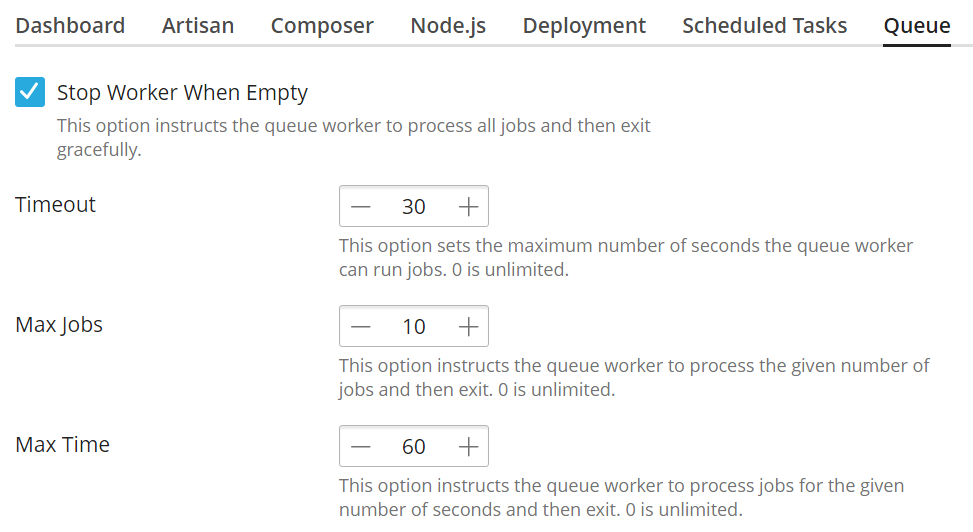 image laravel queue worker settings